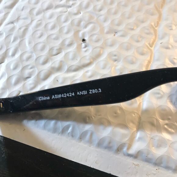 BLACK SUNGLASSES FRAMES ONLY STYLISH - Picture 2 of 8